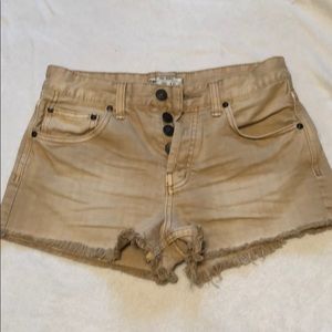 Free people jean shorts